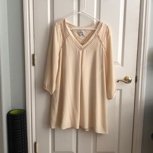 Sabine shift mini dress with slip